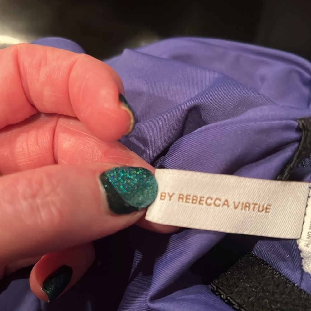 Becca Blue Sexy Ruffle One Piece Swimsuit - Picture 9 of 9